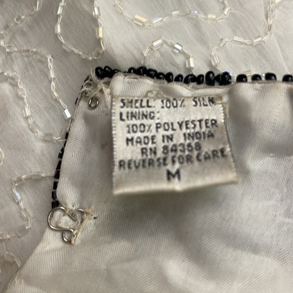 487 Lawrence Kazar beaded top - Picture 4 of 4